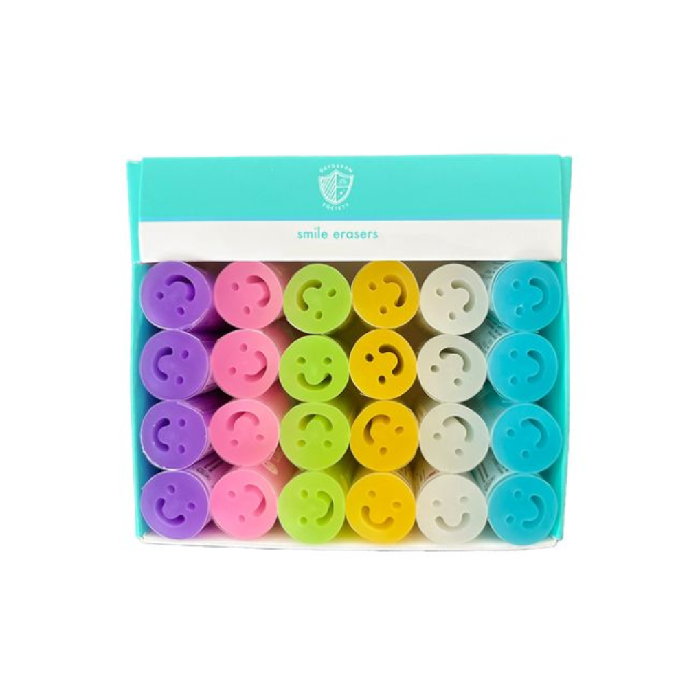Arts & Crafts Smile Eraser - Case Pack of 24