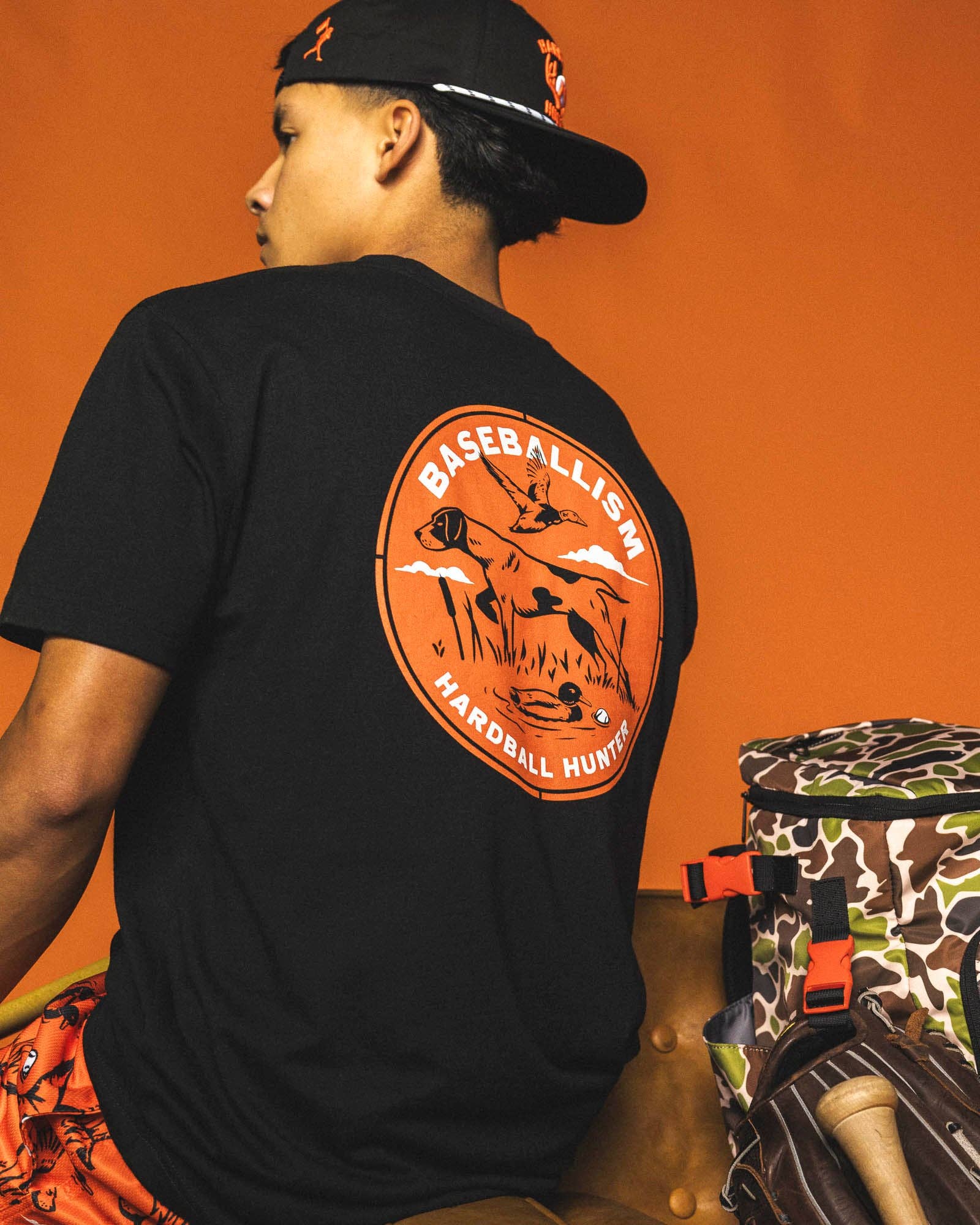 Hardball Hunter Antlers T-Shirt (Black) - Youth: Youth Large