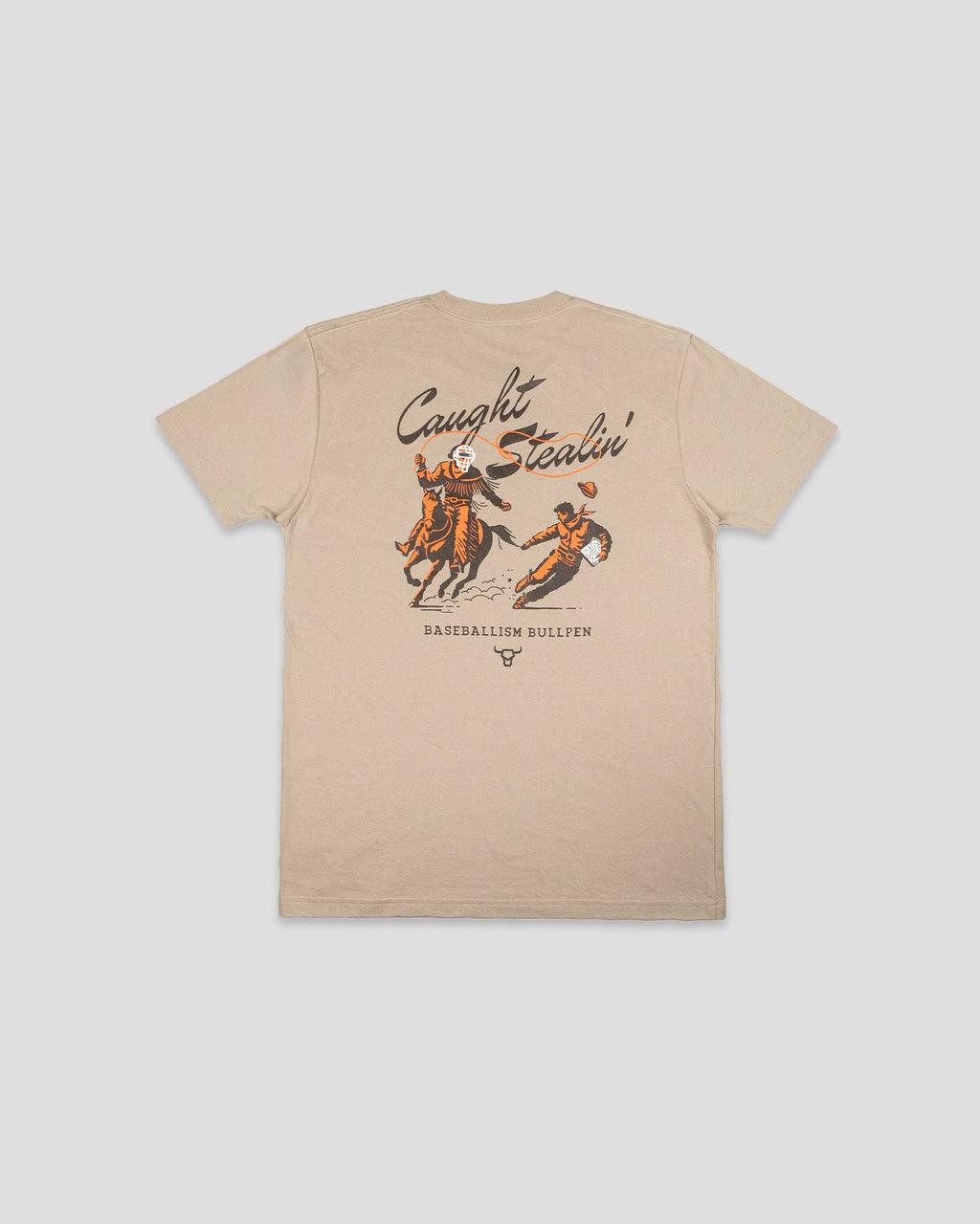 Caught Stealin' T-Shirt (Cream) - Youth: YXL