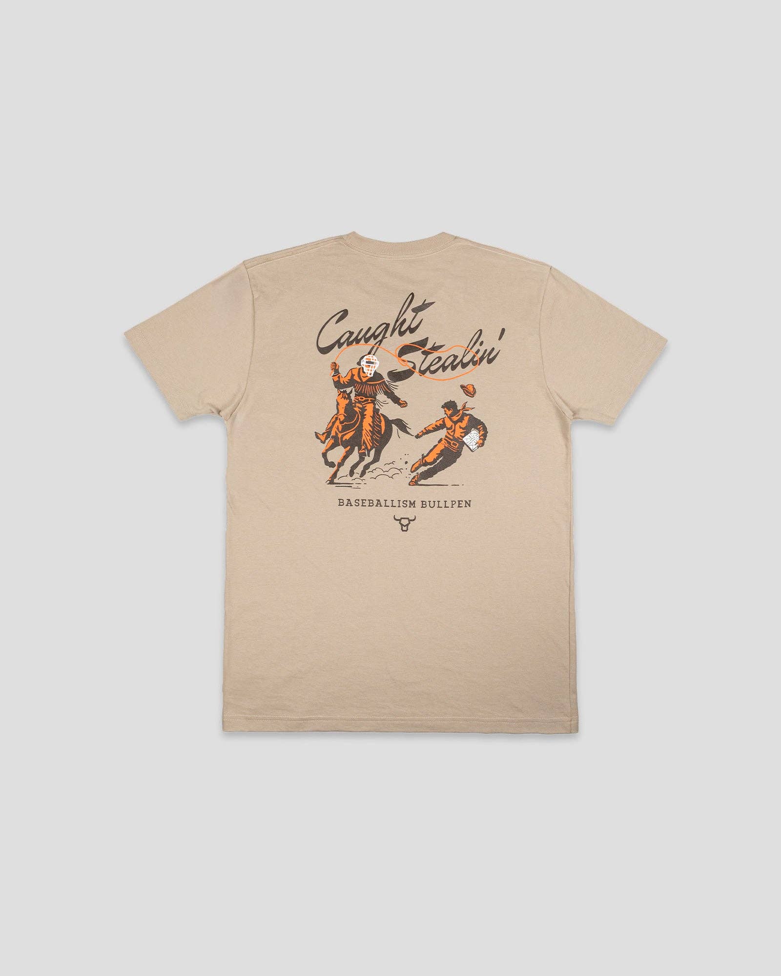 Caught Stealin' T-Shirt (Cream) - Youth: YXL