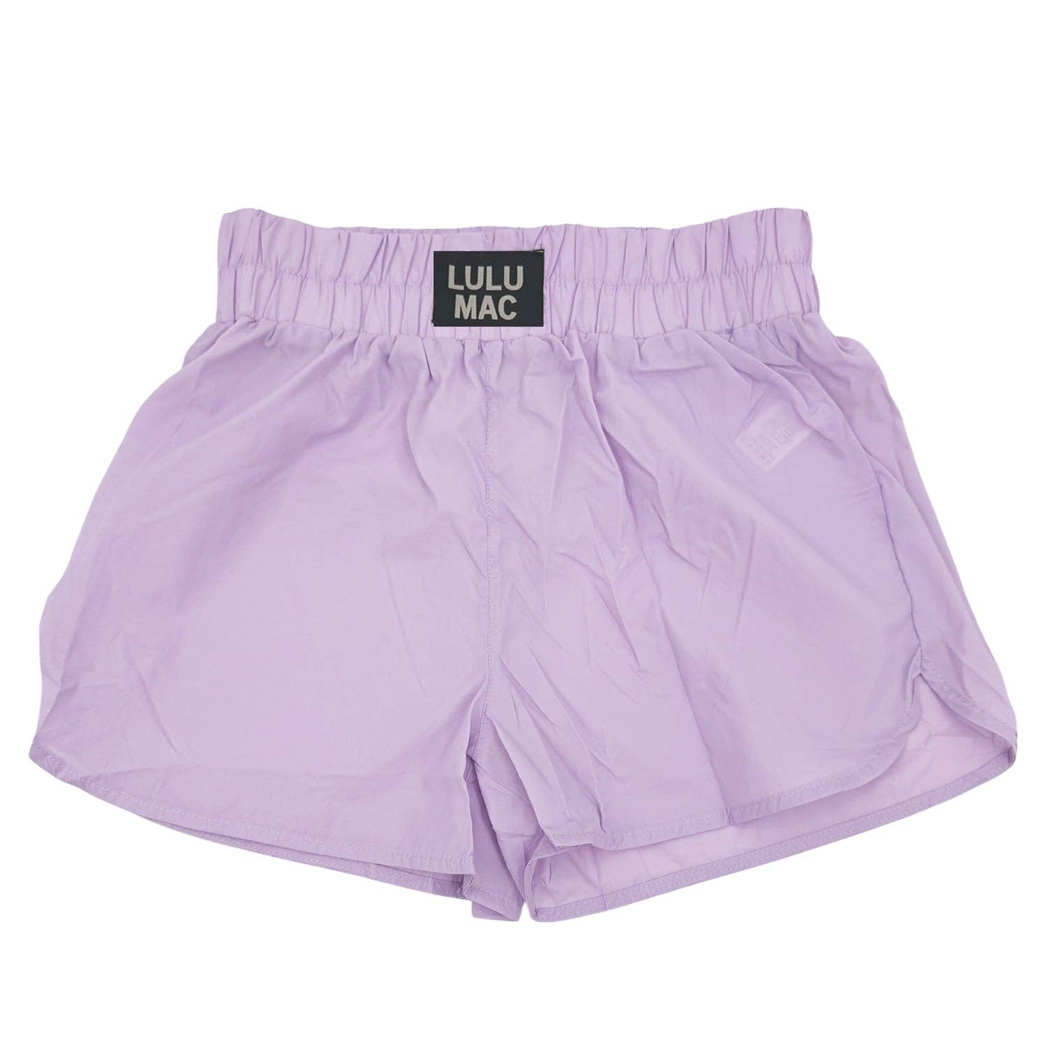 LM-KSH-1000-SHORT LAVENDER KIDS SOLID SHORT: LAVENDER / Youth Large
