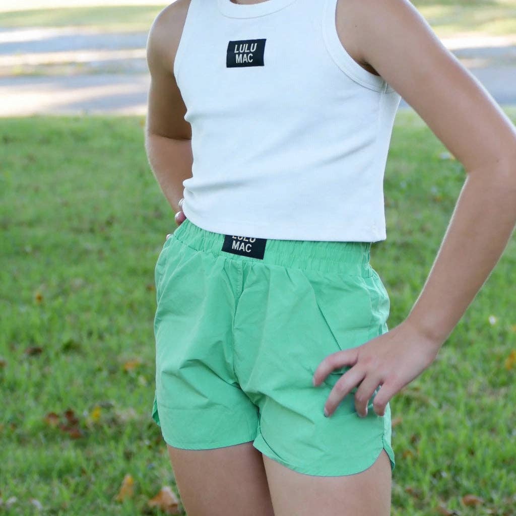 LM-KSH-1000-SHORT MINT KIDS SHORTS: MINT / Youth Large