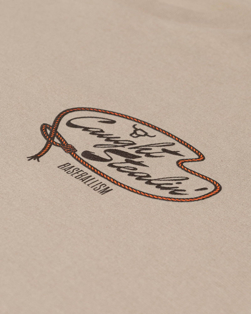 Caught Stealin' T-Shirt (Cream) - Youth: YXL