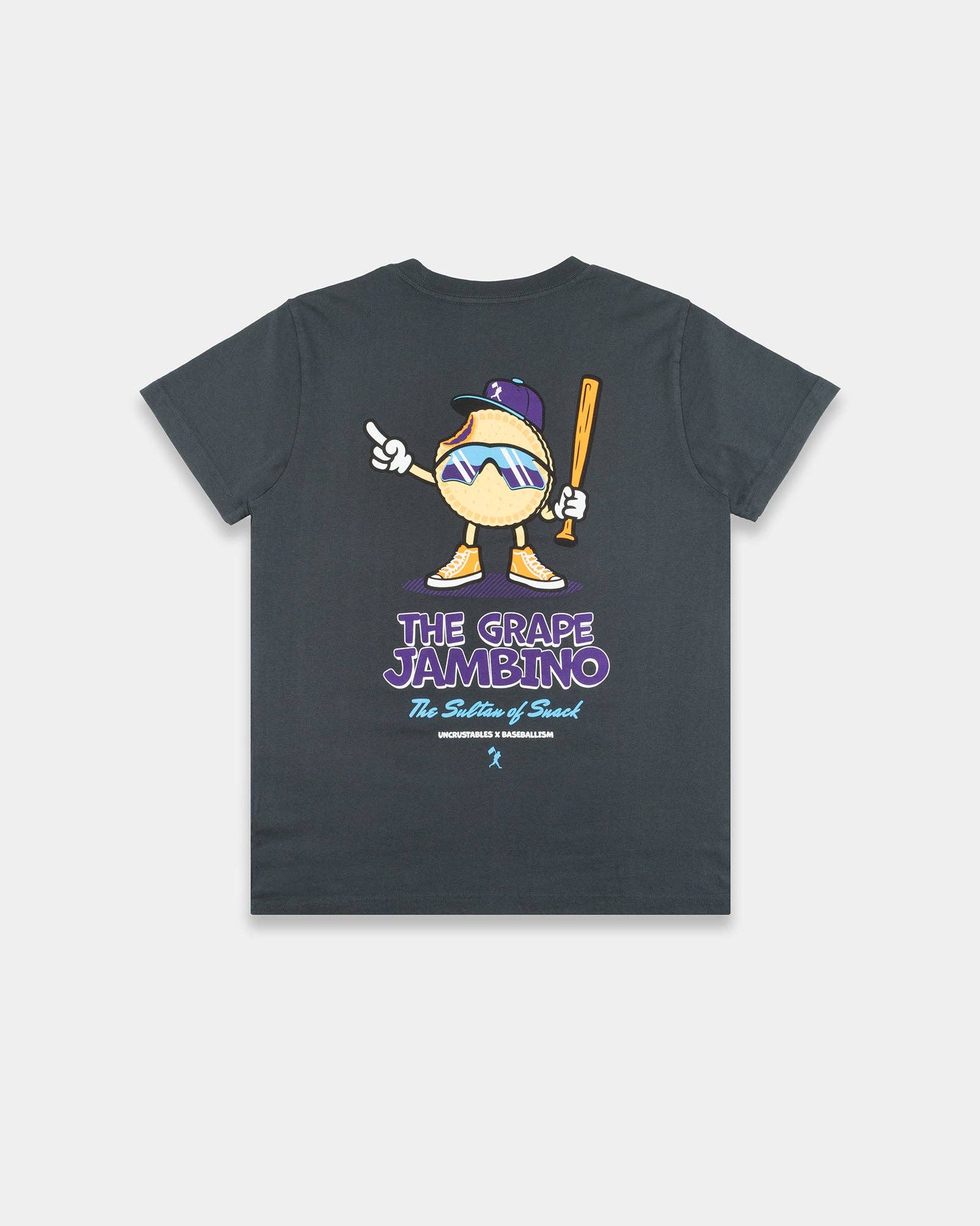 The Grape Jambino Youth T-Shirt - Baseballism x Uncrustables: YS