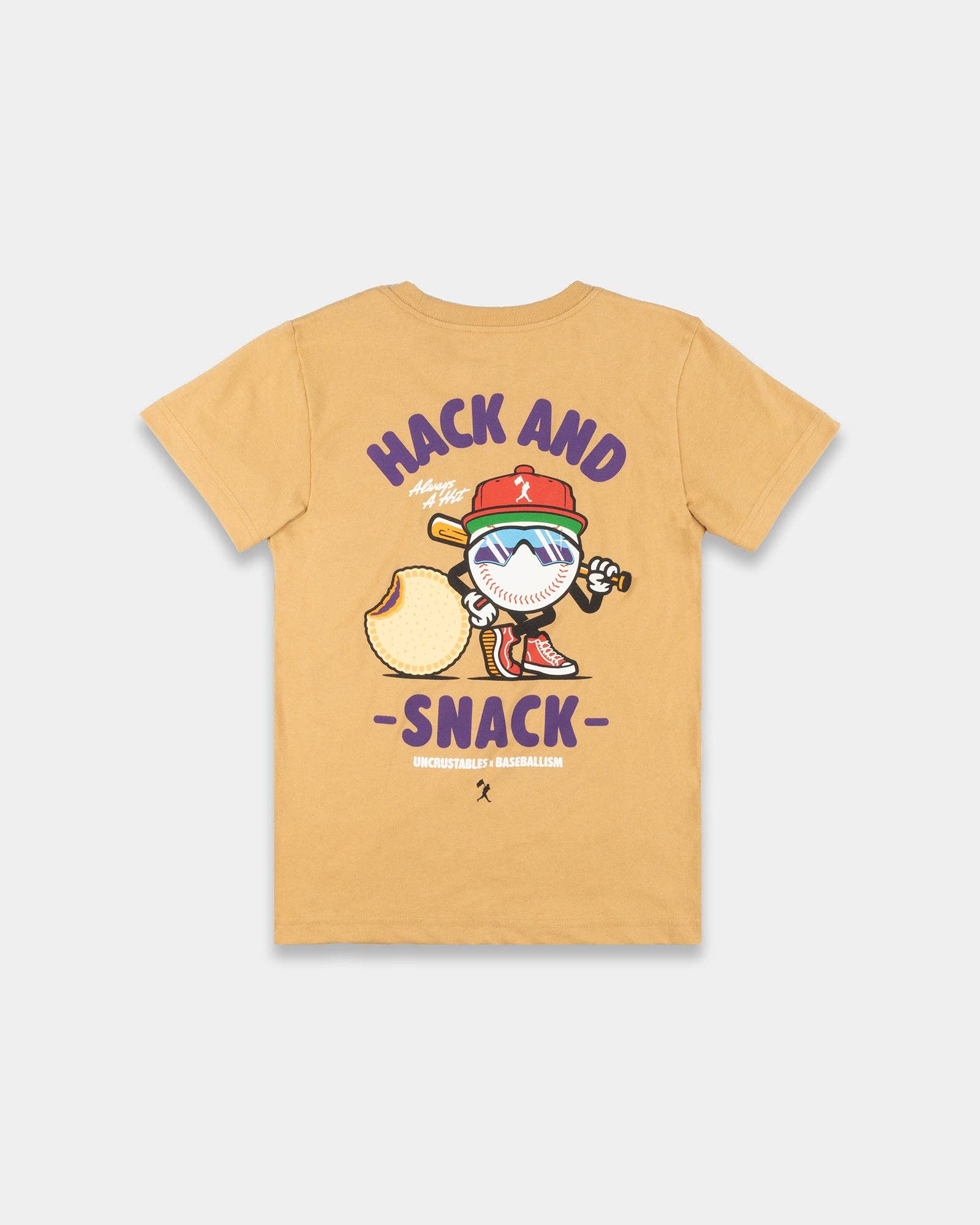 Hack & Snack Youth T-Shirt - Baseballism x Uncrustables: YS