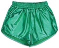 GREEN METALLIC SHORTS-S