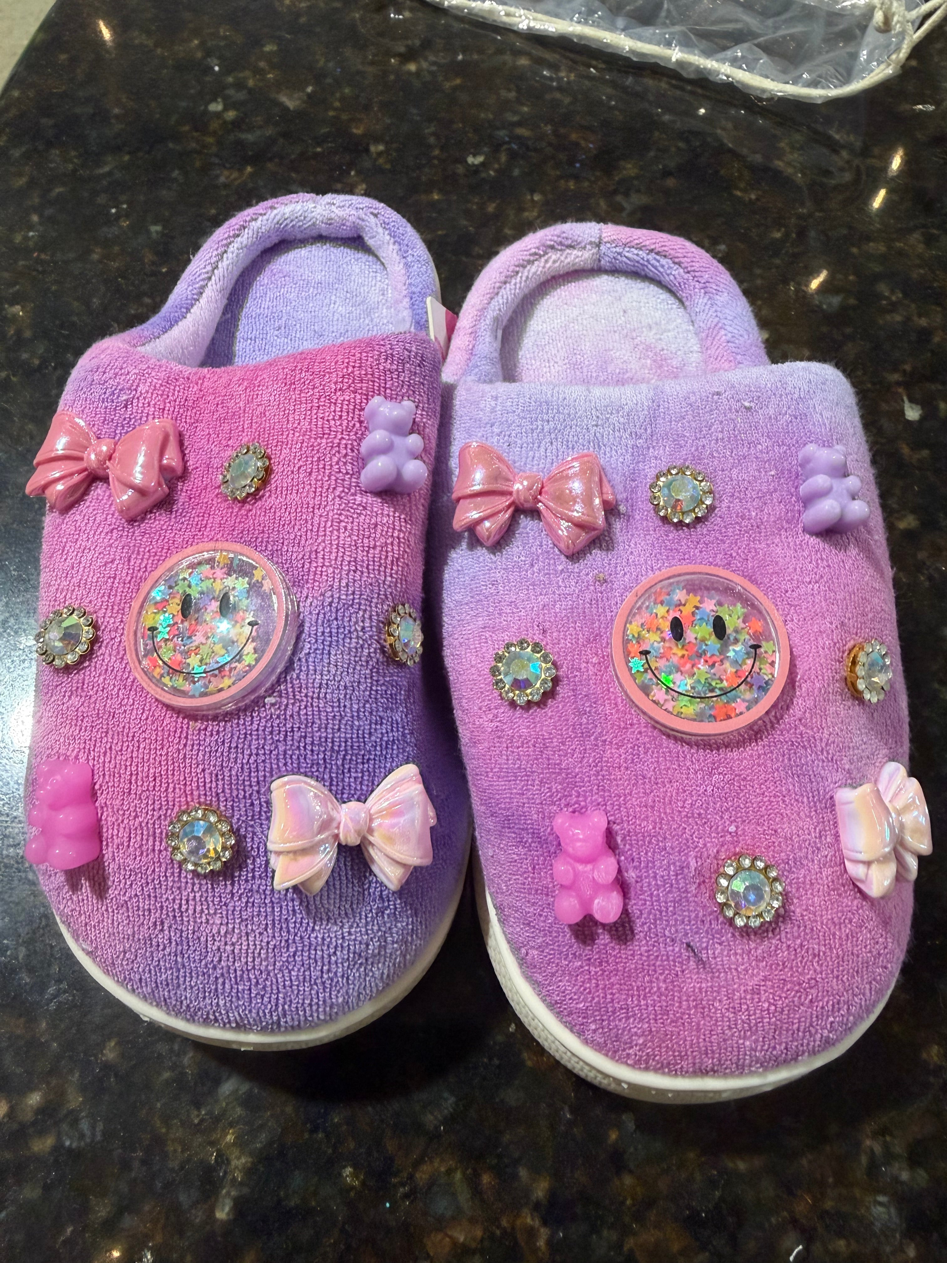 Custom Smiley Slippers