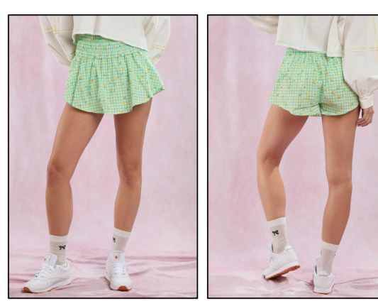 Peach Love Lemon Active Skort