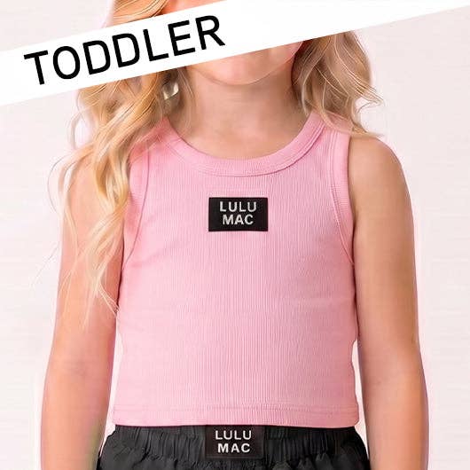 TD-TK-1000 LIGHT PINK TODDLER SOLID TANK: LIGHT PINK / 6