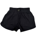LM-KSH-1000-SHORT BLACK KIDS SOLID SHORT: Black / Youth Small