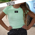 KD-TP1000 Kids Baby Doll Top - Mint: Mint / Youth Small