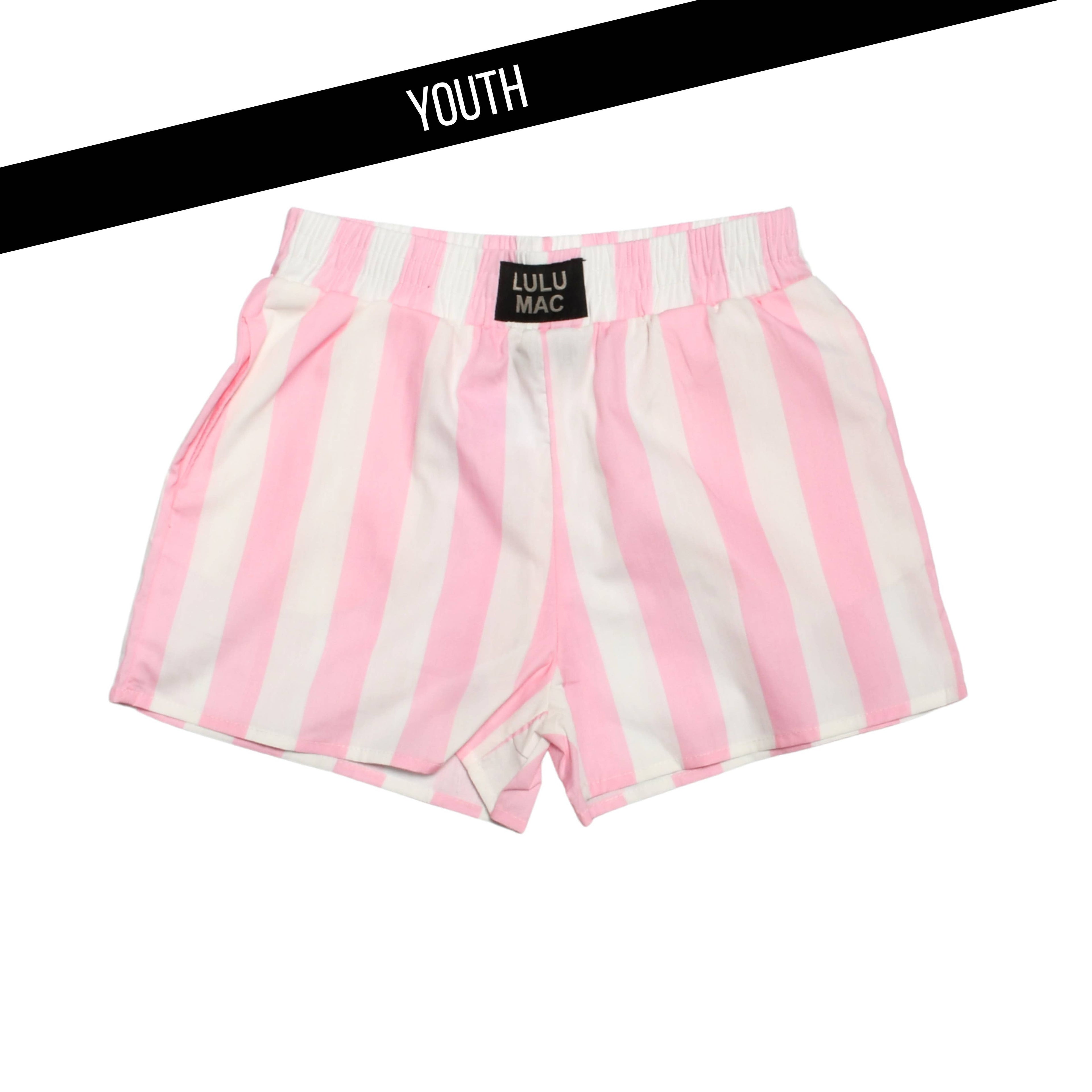 KDBX-DBS LIGHT PINK DARBY KIDS SHORTS: LIGHT PINK / Youth Small
